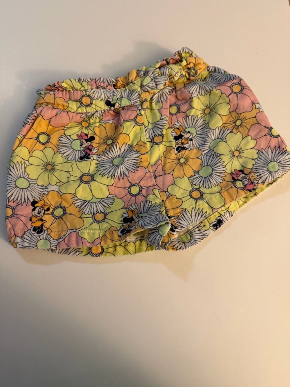 Disney x Janie and Jack Minnie Mouse Floral Print Shorts Size 4